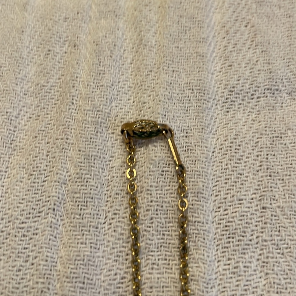 Gold and turquoise necklace - Picture 4 of 4